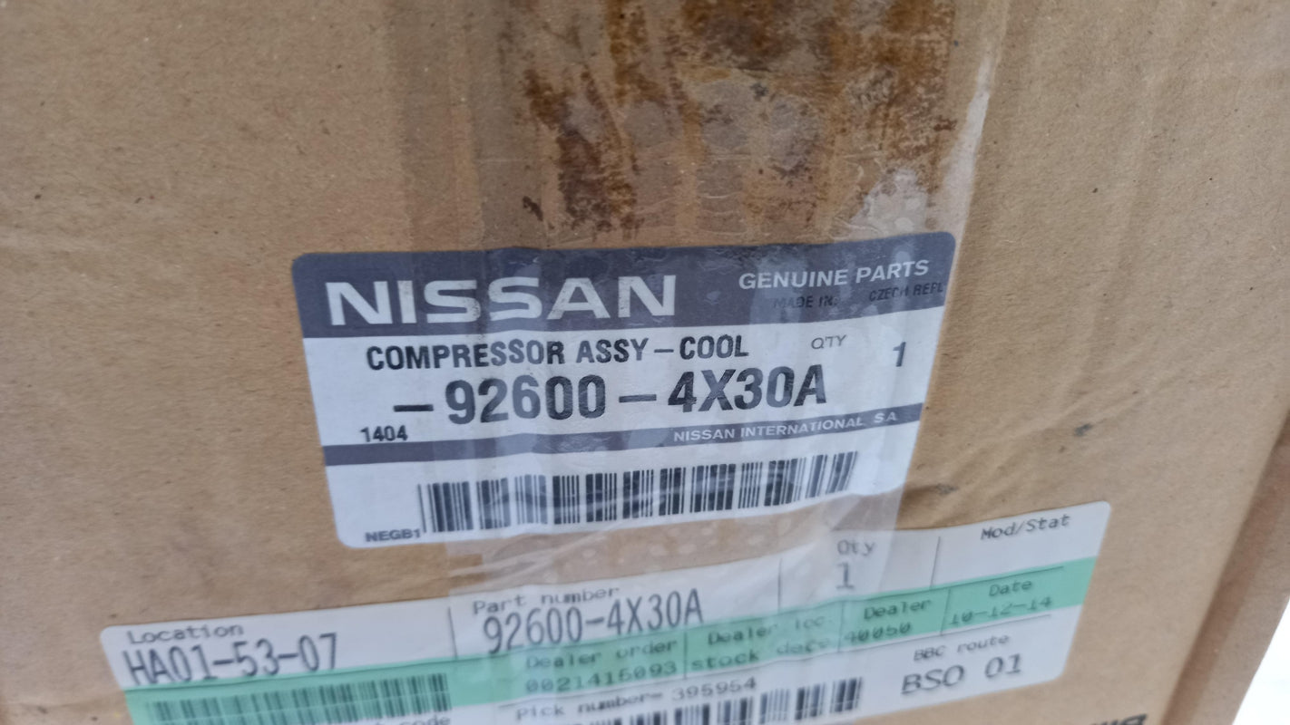 Original NISSAN Cabstar F24M F24W Pathfinder R51M Klimakompressor 926004X30A