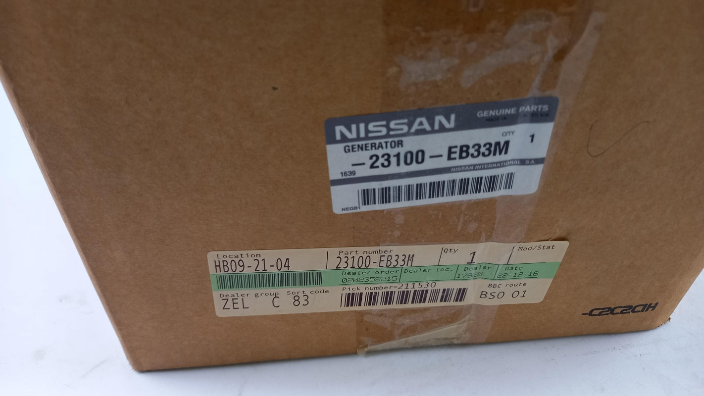 Original NISSAN Cabstar (2006-2013) Lichtmaschine 23100EB33M