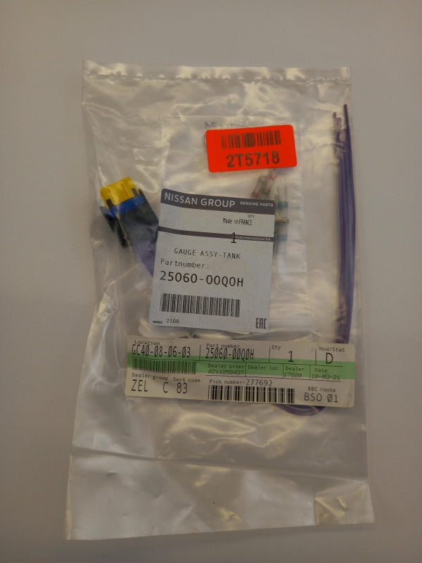 Original NISSAN NV400 Kabel Stecker 2506000Q0H