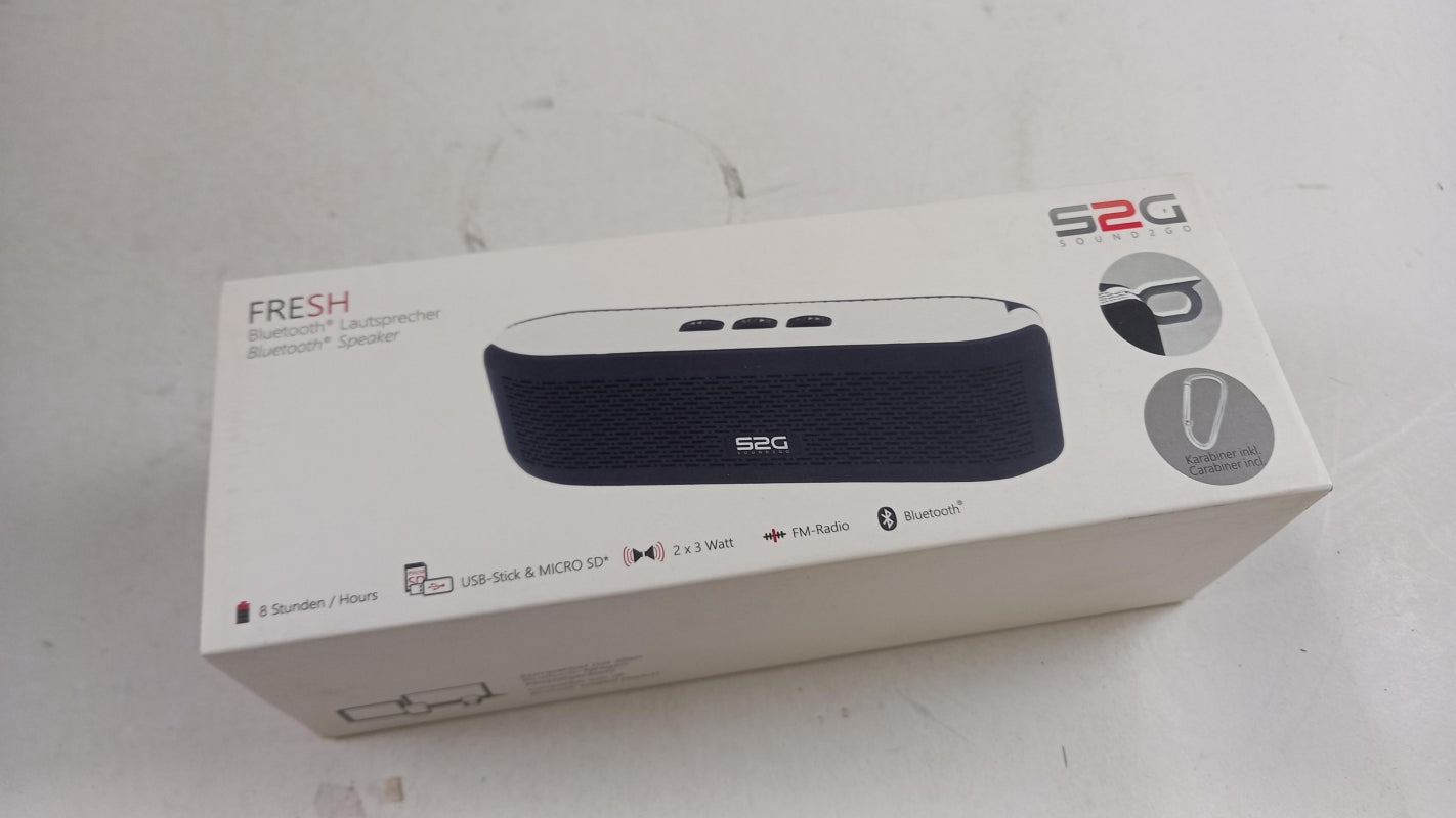 Sound2Go BT-Lautsprecher Micro-SD USB Radio Dacia Edition Schwarz/Weiß 103264