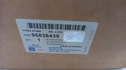 Original GM CHEVROLET Lacetti Nubira Lichtmaschine 96838439