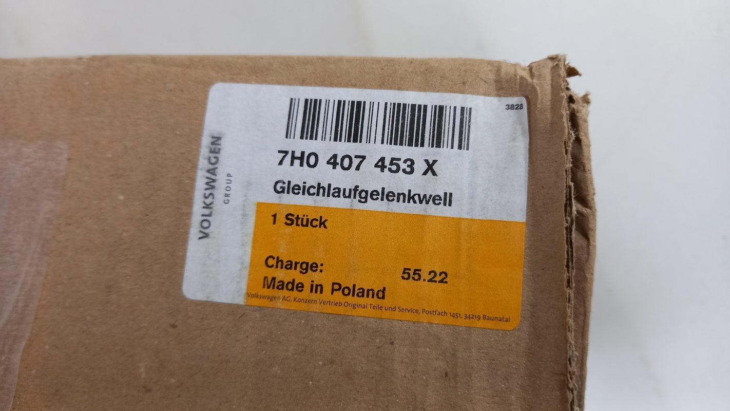 Original OE Volkswagen Antriebswelle 7H0407453X