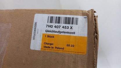 Original OE Volkswagen Antriebswelle 7H0407453X