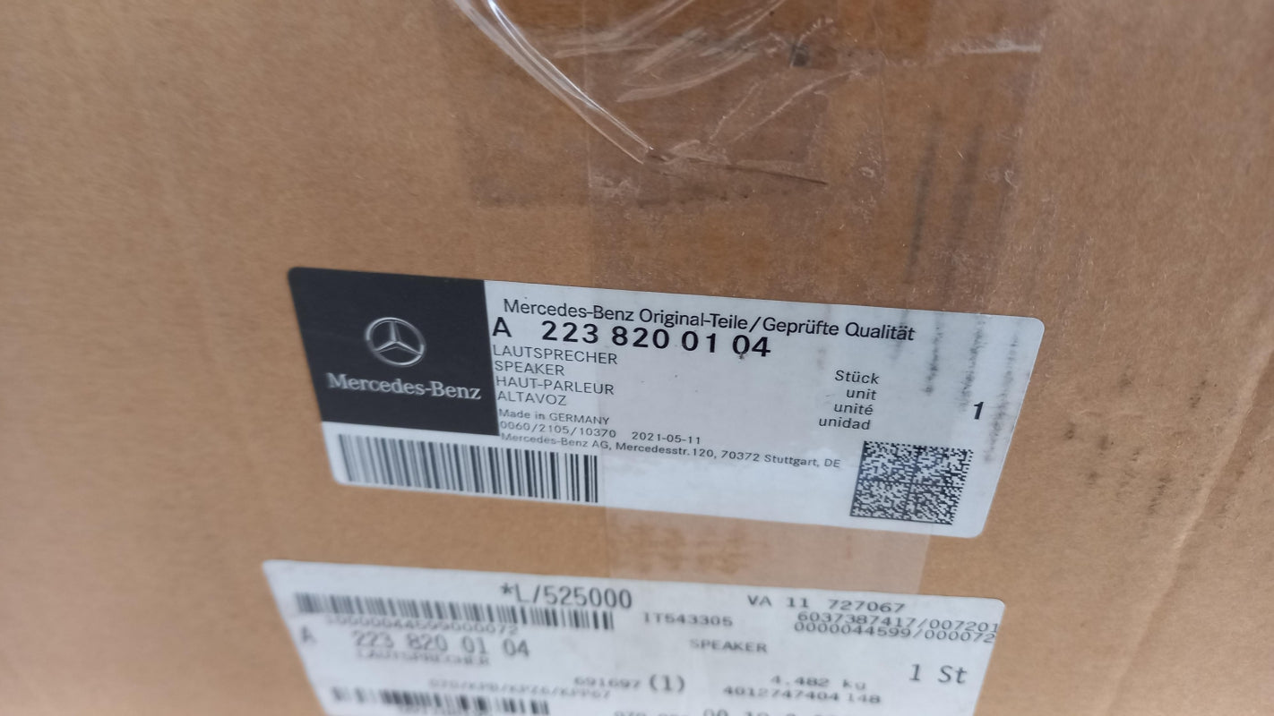 Original MERCEDES-BENZ S-klasse W223 Lautsprecher A2238200104
