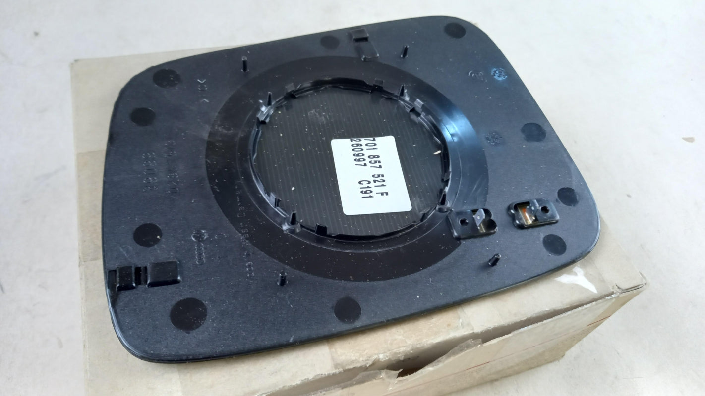 Original VW Transporter Außenspiegelglas + Trägerplatte konvex links 701857521F