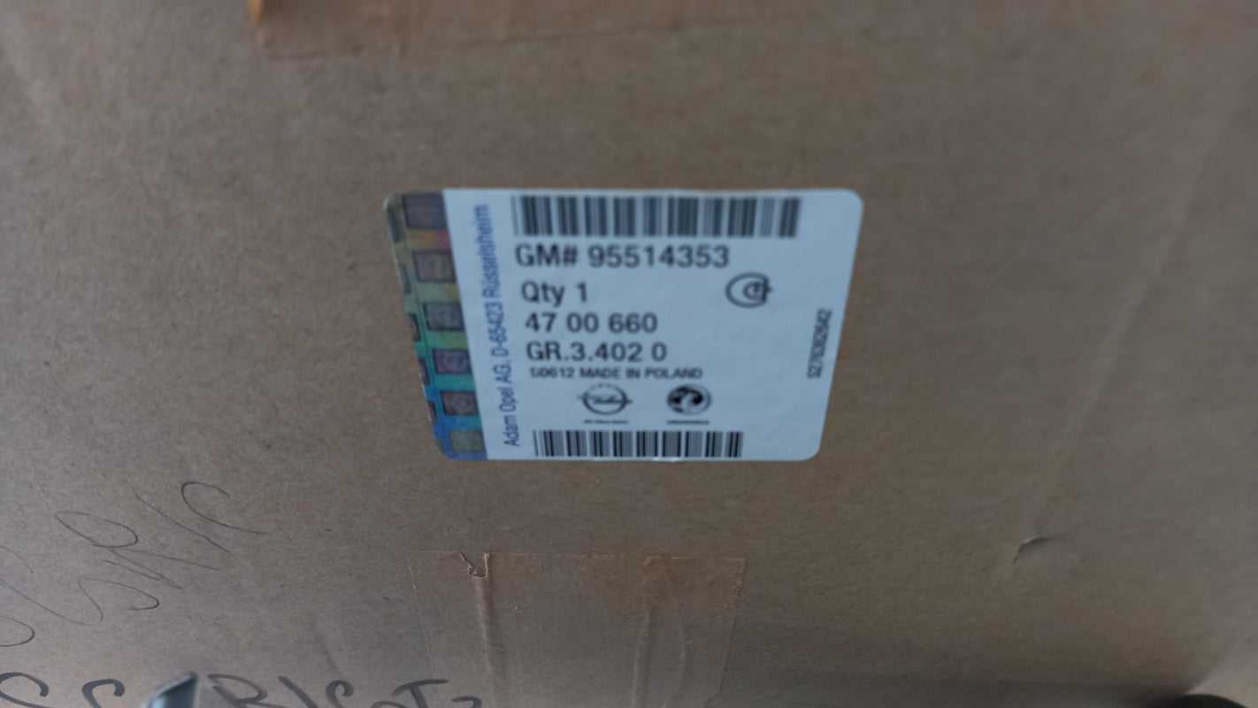 Original OPEL Agila-B Luftfilterkasten 95514353