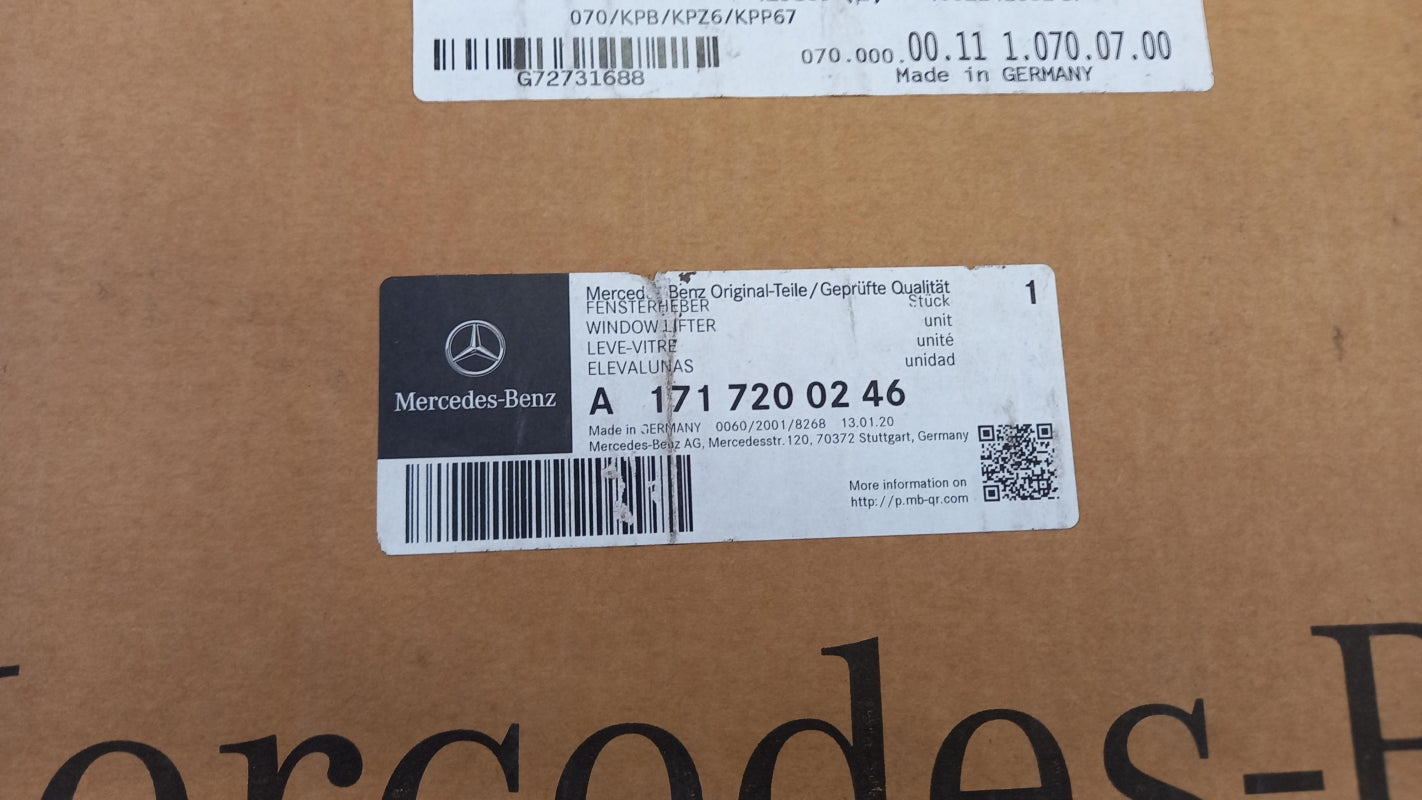 Original MERCEDES-BENZ SLK R171 Fensterheber vorne rechts A1717200246