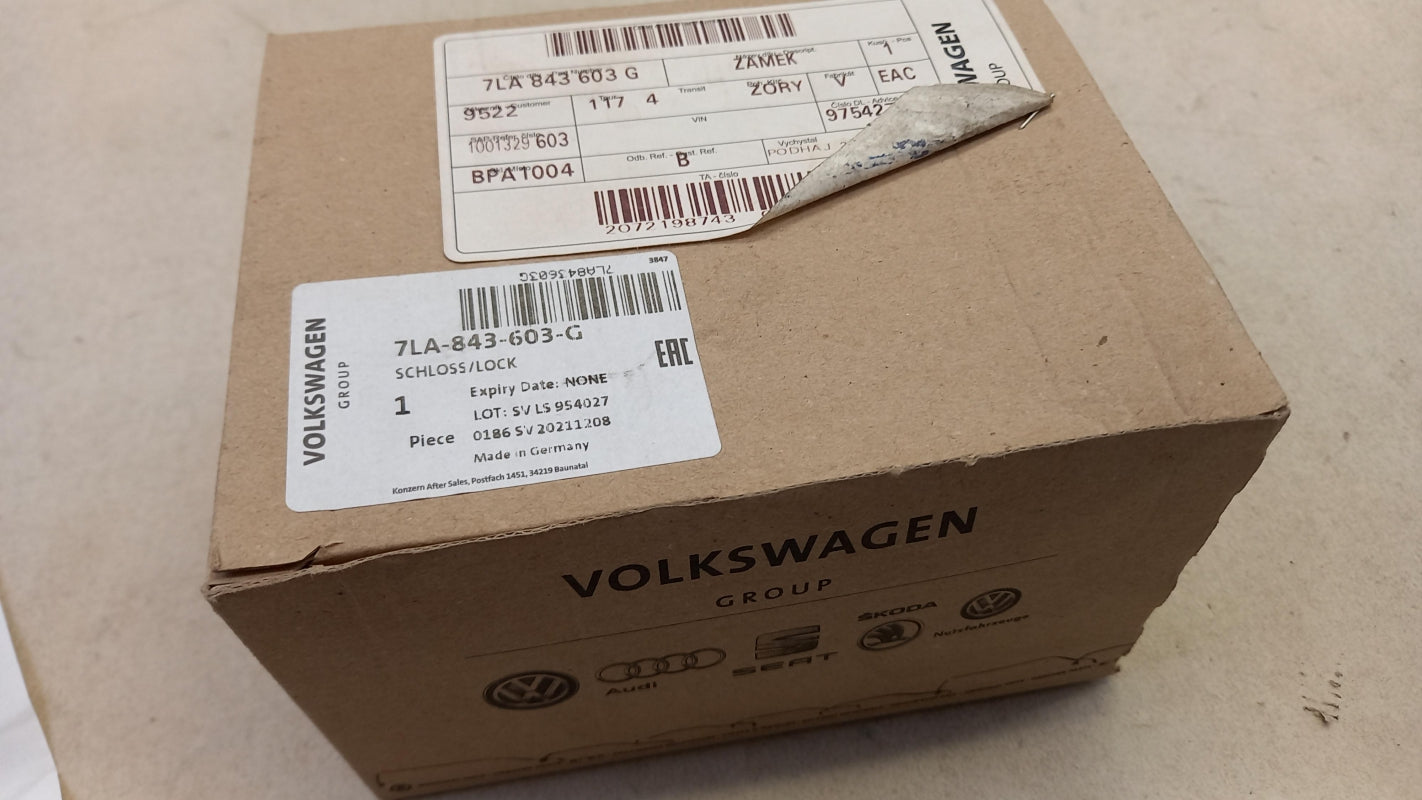 Original OE Volkswagen Heckklappenschloss 7LA843603G