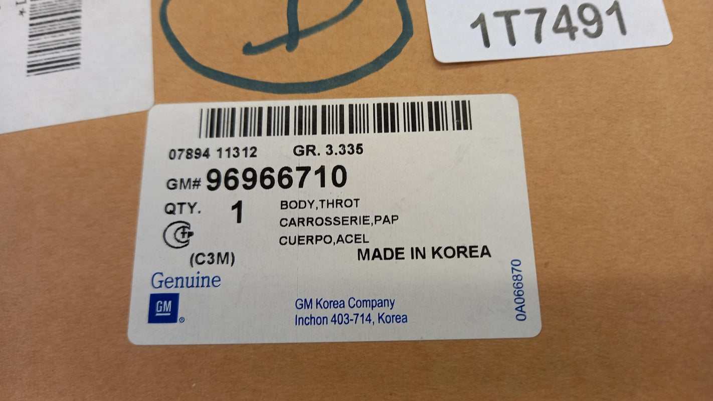 Original GM CHEVROLET Spark III M300 Luftversorgung Leerlaufregelventil 96966710