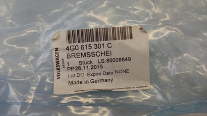 Original AUDI A6 Allroad Bremsscheibe (1 Stück) 4G0615301C