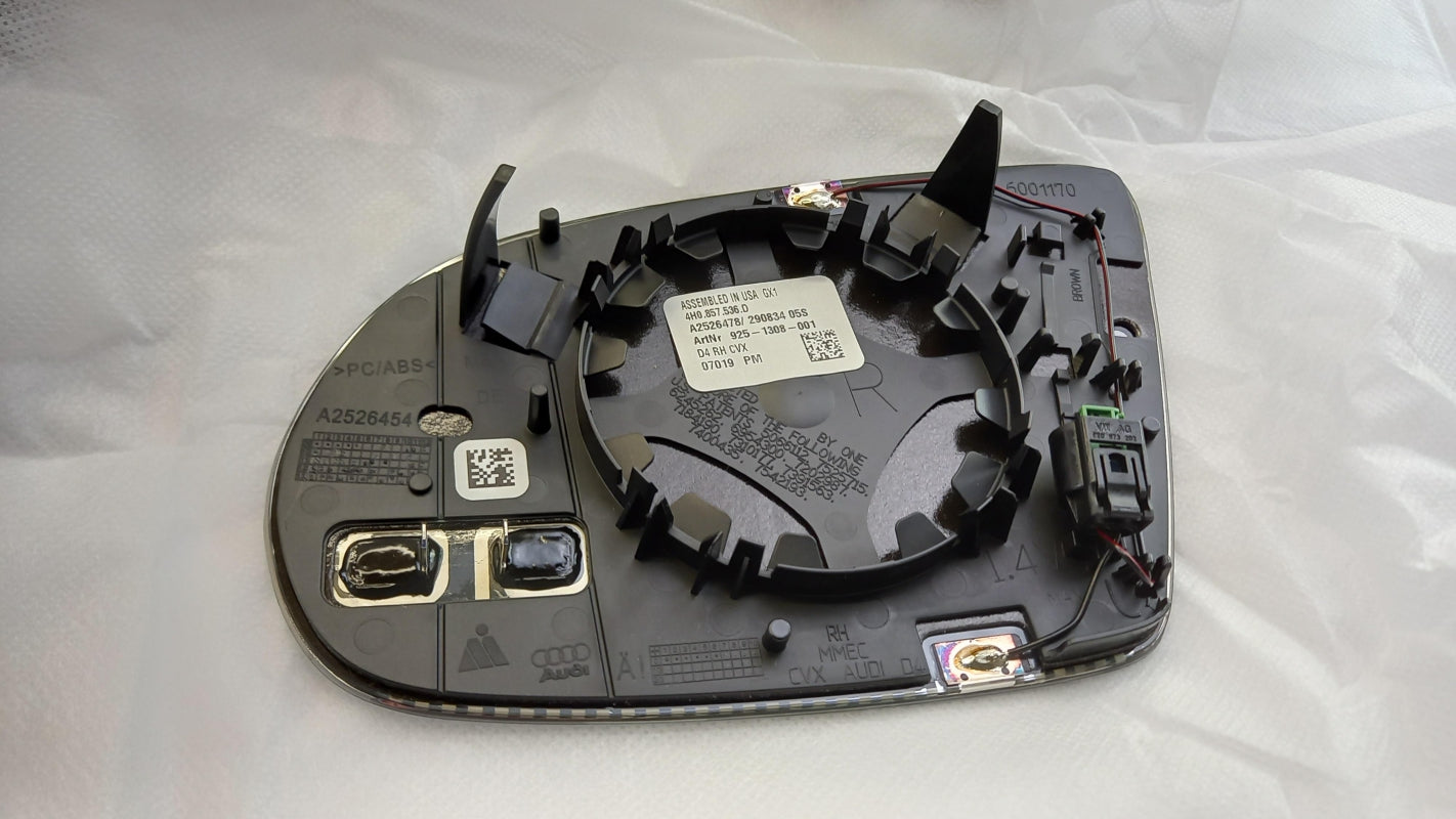 Original AUDI A8 S8 Quattro '10-'17 Außenspiegelglas rechts 4H0857536D