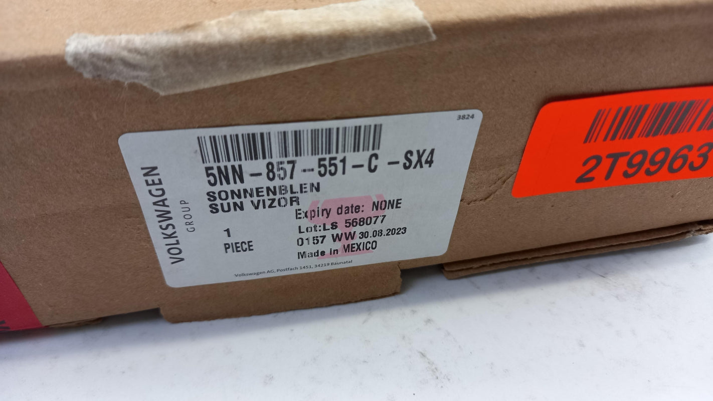 Original OE Volkswagen Sonnenblende 5NN857551CSX4