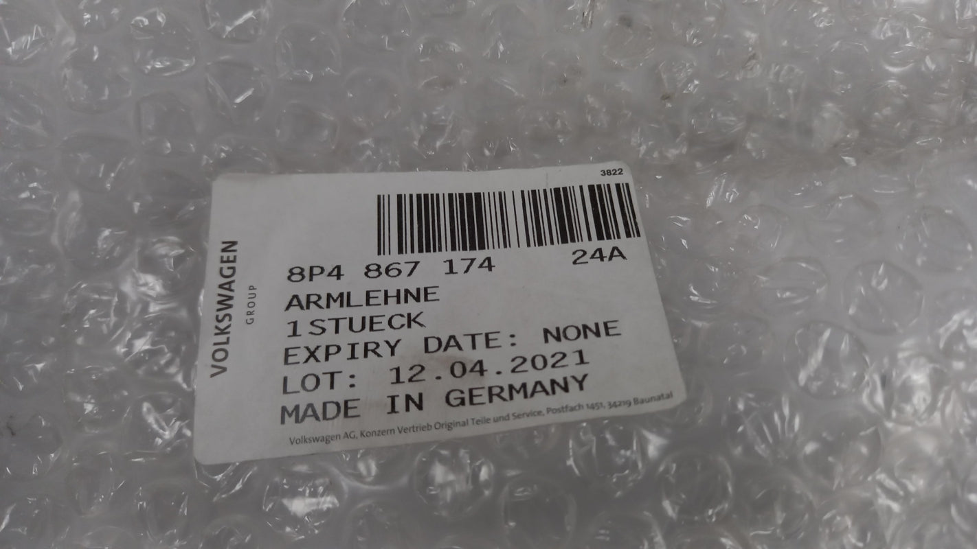 Original AUDI A3 RS3 8P Türarmlehne soulschwarz vorne rechts 8P486717424A