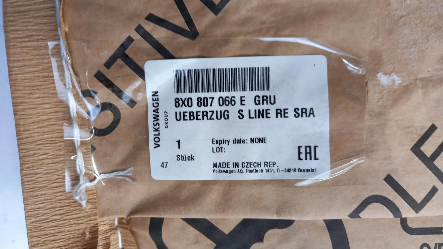 Original OE Volkswagen Stoßfängerabdeckung 8X0807066EGRU