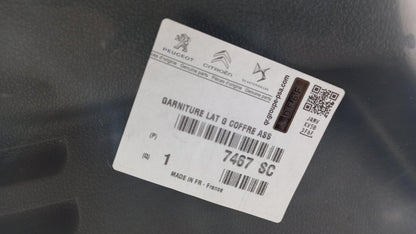 Original OE Peugeot Hintere Tür/Kofferraum Deckel 7467SC