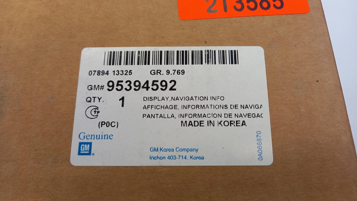 Original GM Chevrolet Captiva 2.2 D Navigationssystem 95394592