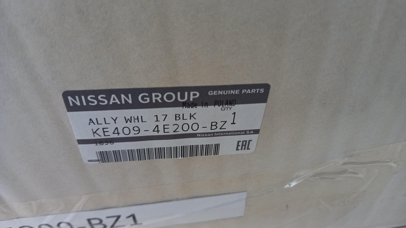 Original NISSAN Qashqai (2014-2017) Felge 17 Zoll KE4094E200BZ