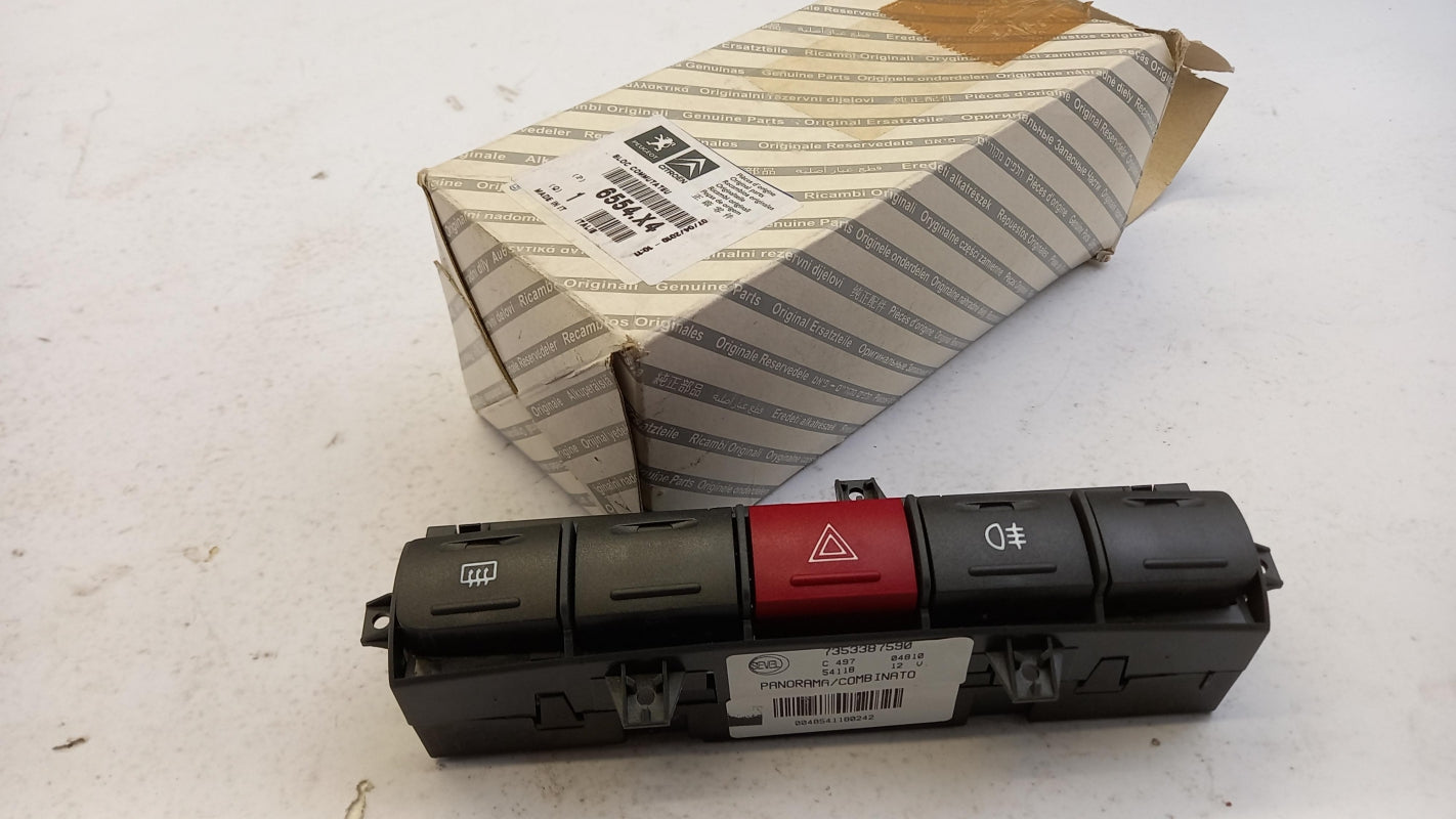 Original OE Peugeot Schaltereinheit 6554X4
