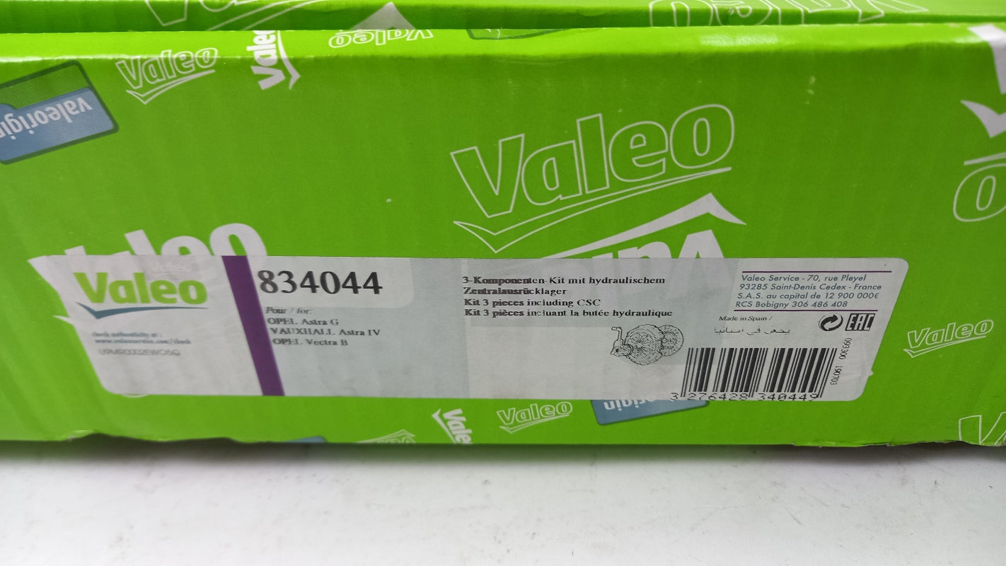 VALEO Kupplungssatz für OPEL Astra II III Vectra II Zafira-A 834044