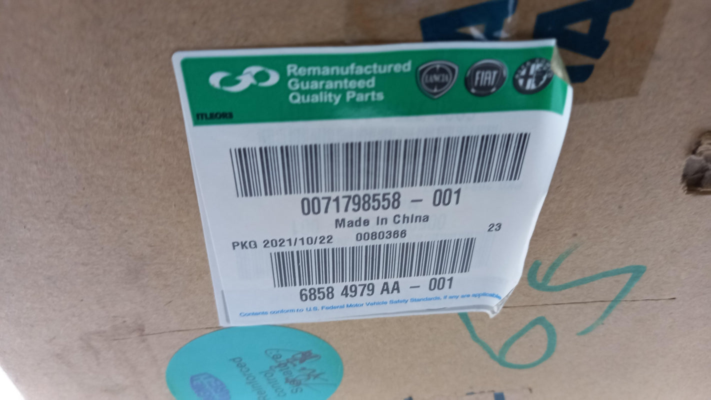 Original FIAT 124 Spider Auspuffanlage Rußpartikelfilter 71798558
