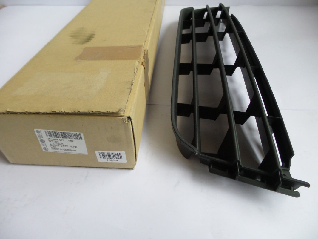 Original VW Touran Lüftungsgitter satinschwarz vorne unten mitte 1T08536779B9