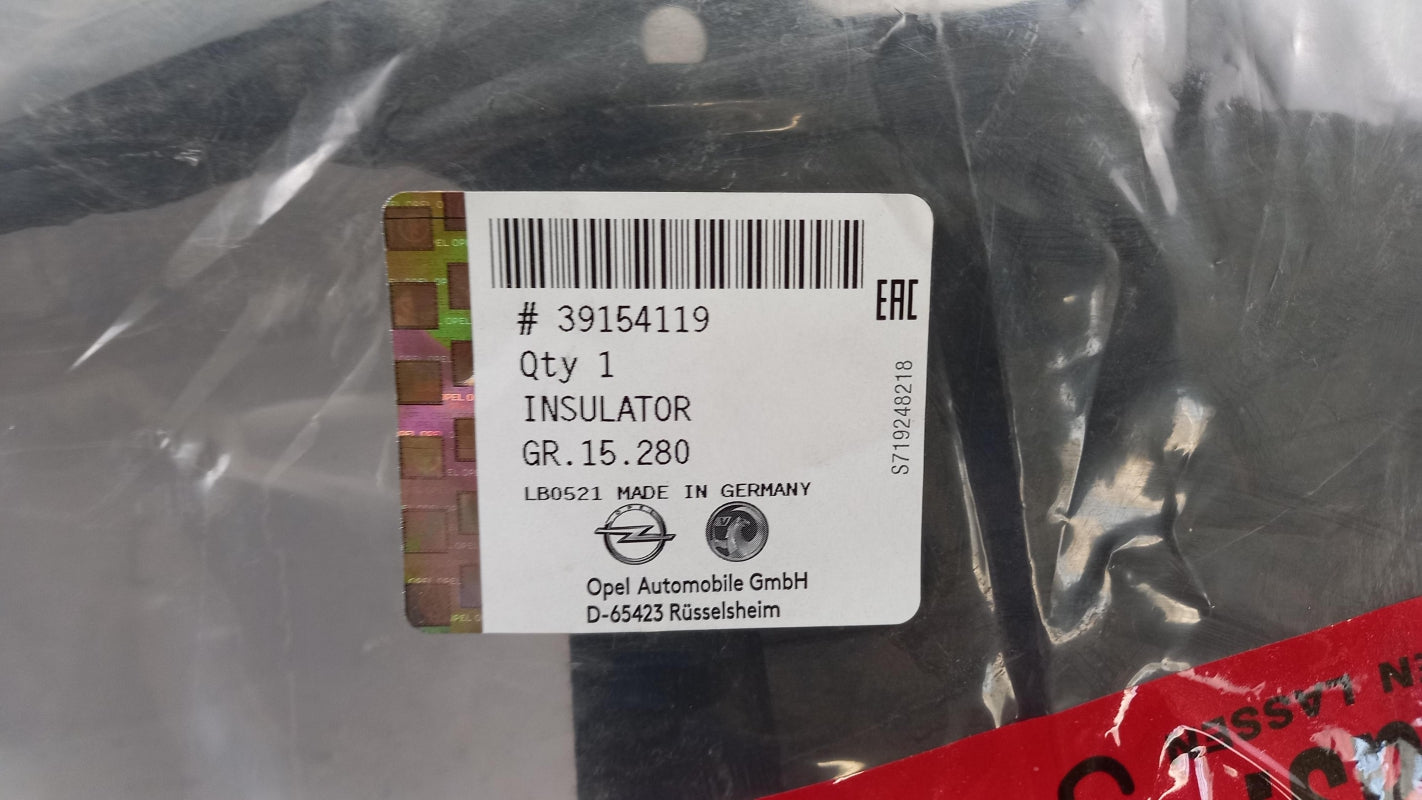Original OPEL Insignia-B Z18 Schalldämmung 39154119