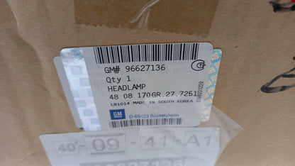 Original OPEL Antara Halogen Hauptscheinwerfer rechts 96627136