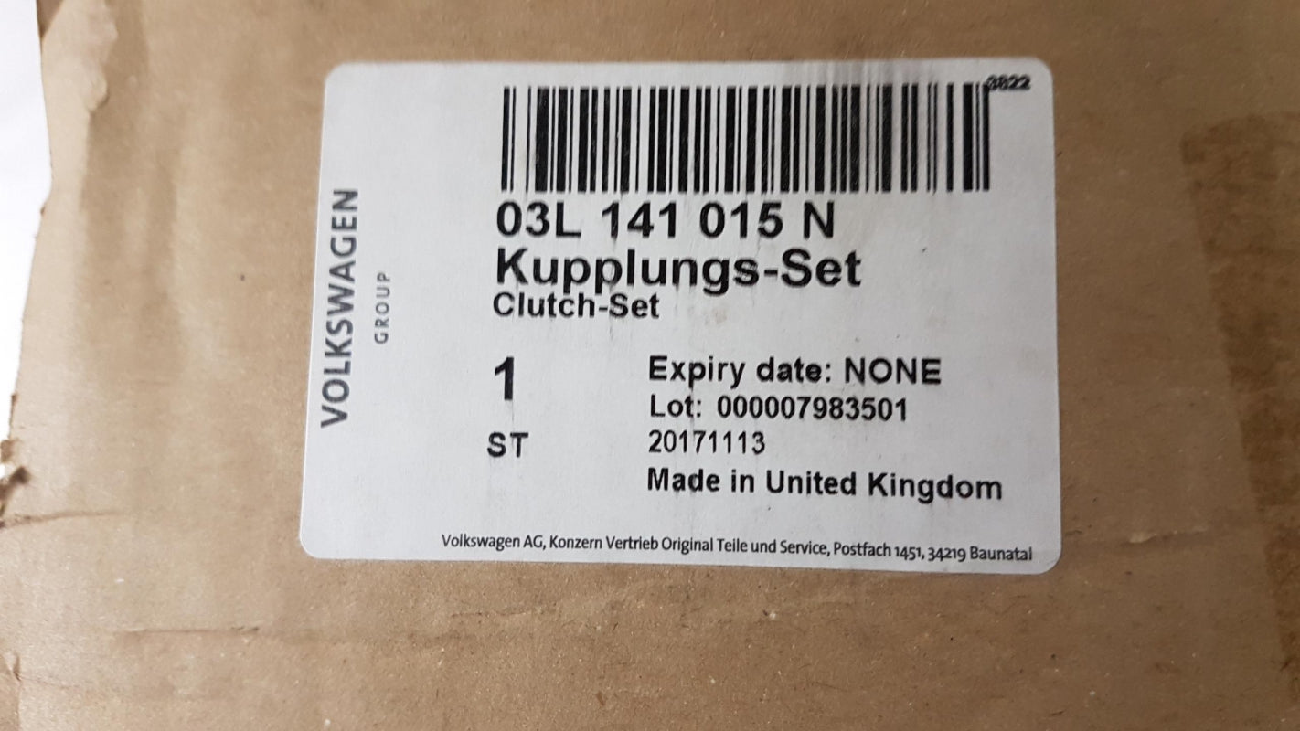 Original VW Multivan Transporter T5 T6 Kupplungssatz 2.0 TDI 03L141015N