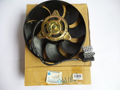 Original OPEL Meriva-A Motorkühlung Lüfter mit Motor rechts 13130034