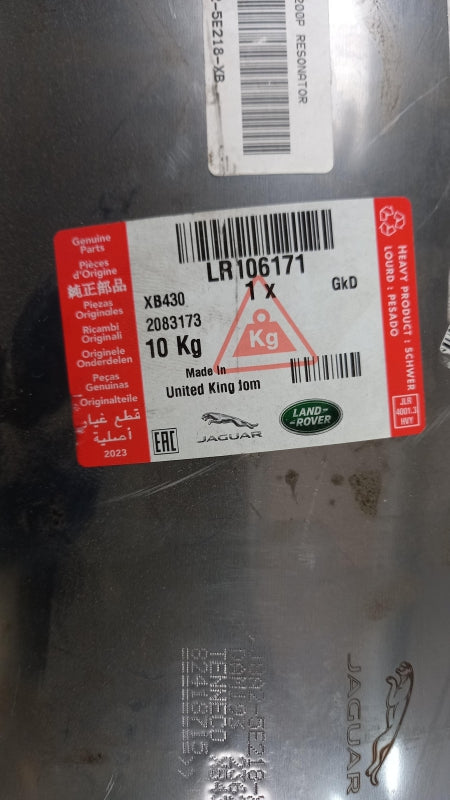 Original LAND ROVER Range Rover Velar 2017> Abgasanlage Schalldämpfer LR106171