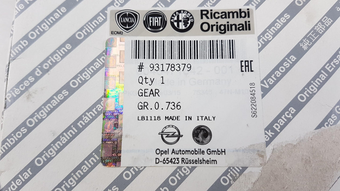 Original OPEL Astra-H Vectra-C Zafira-B Z19DT Nockenwelle Zahnrad 93178379