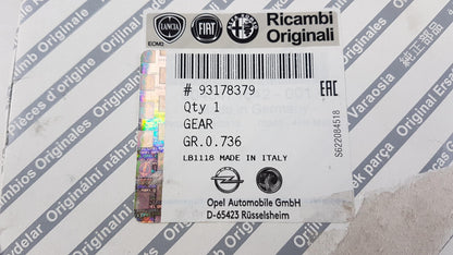 Original OPEL Astra-H Vectra-C Zafira-B Z19DT Nockenwelle Zahnrad 93178379