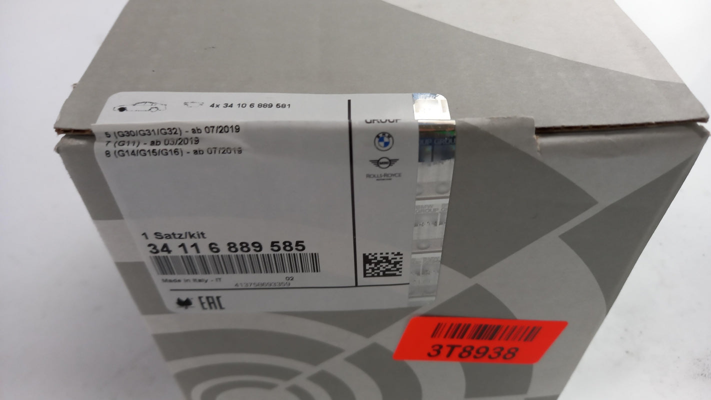 Original BMW 3er G20 4er G22 5er G30 X5 G05 Bremsbeläge Vorne 34116889585