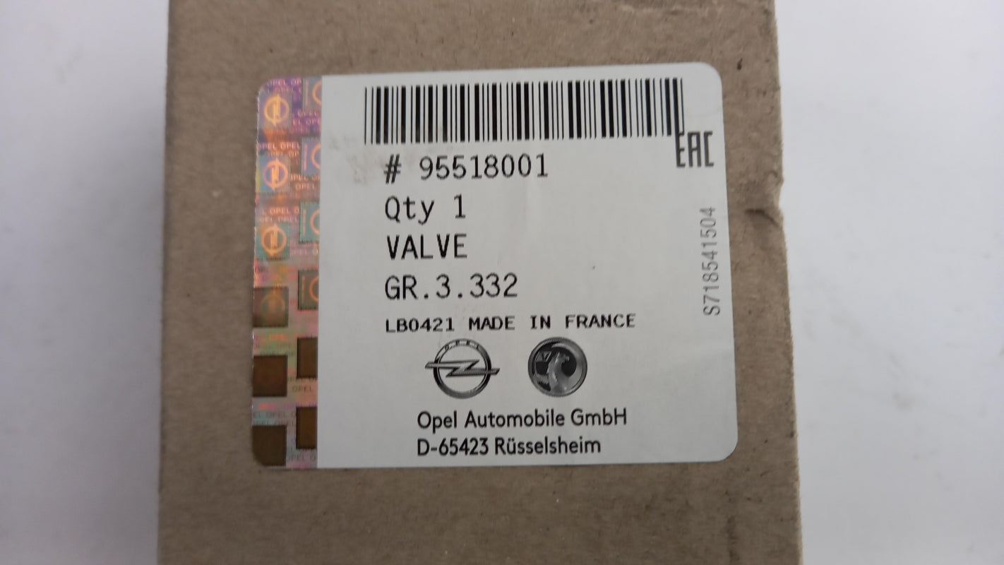 Original OPEL Vivaro-B 1.6 DCI Injektor 95518001