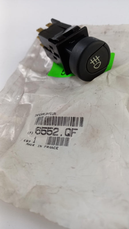Original OE Peugeot Nebelscheinwerfer Schalter 6552QF