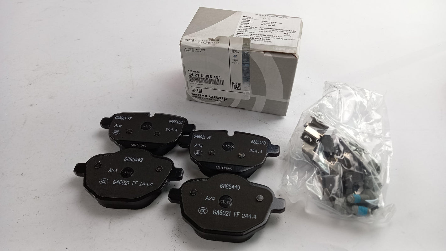 Original BMW G30 G31 G32 G11 G12 X3 X4 X5 X6 Z4 Bremsbeläge hinten 34216885451