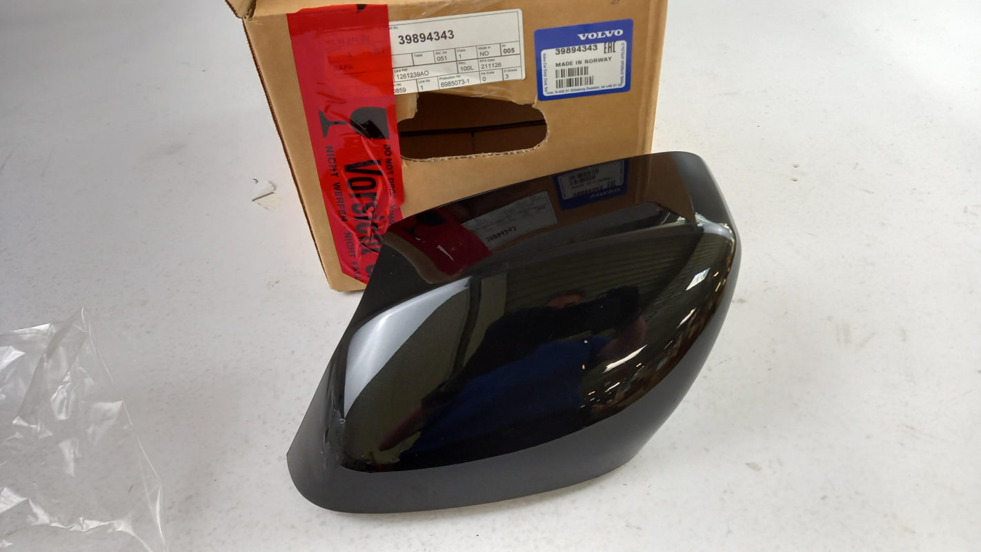 Original VOLVO XC70 XC90 Außenspiegelkappe black saphire links 39894343