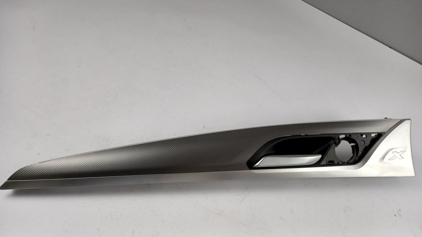 Original BMW X3 F97 X4 F98 Türverkleidung Alu-Carbon hinten links 51428747327