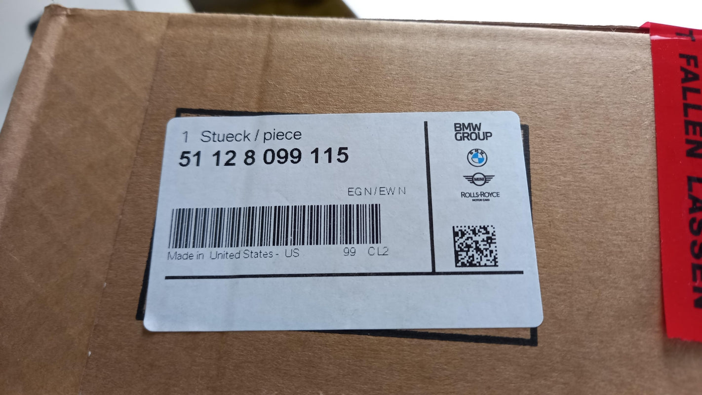 Original OE BMW Stoßfängerabdeckung 51128099115