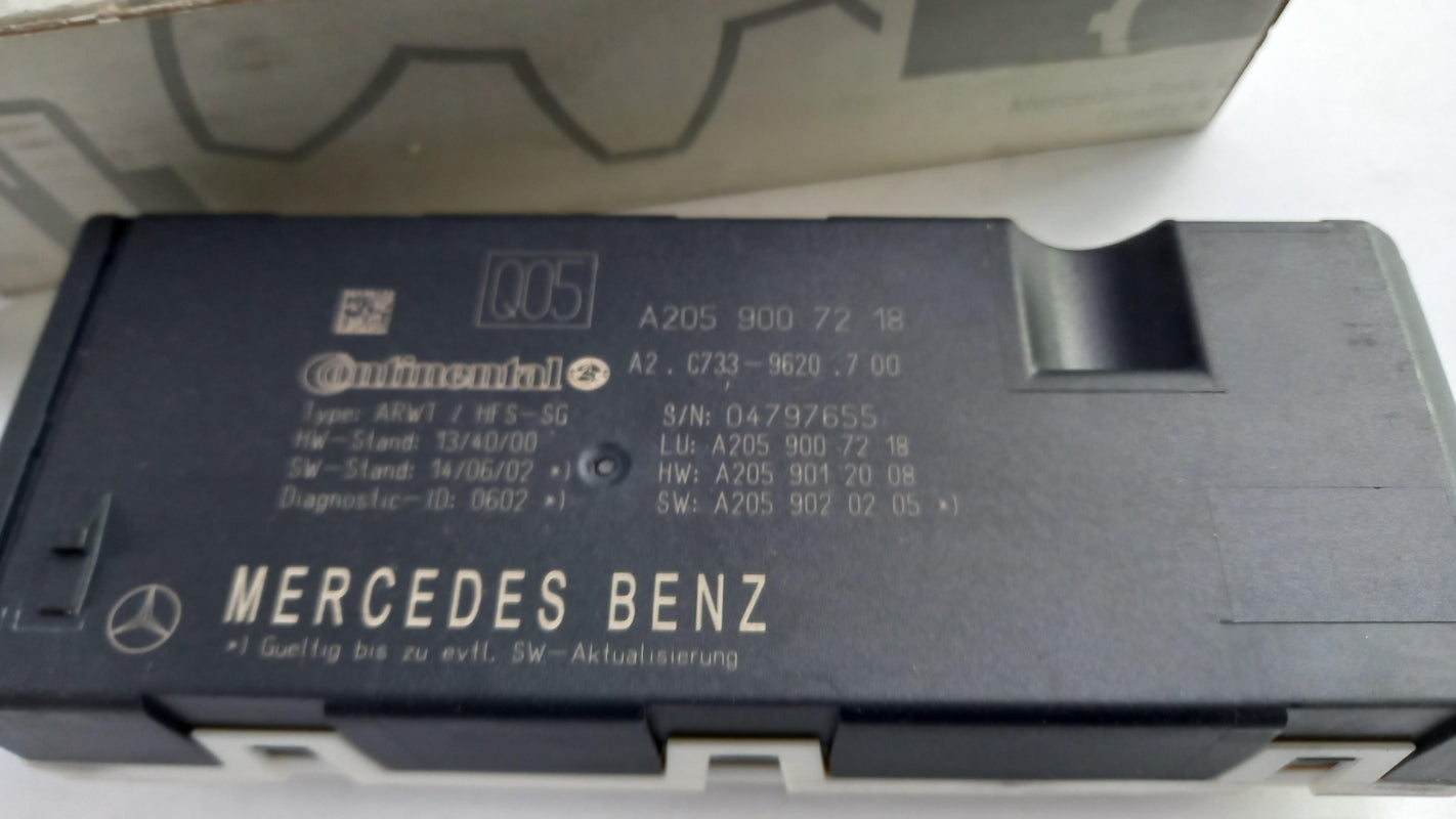 Original MERCEDES-BENZ GLC X253 Heckklappen Steuergerät A2059007218