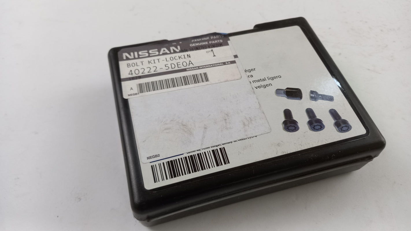 Original INFINITI Q30/QX30 Radsicherungssatz Felgenschloss Schwarz 402225DE0A