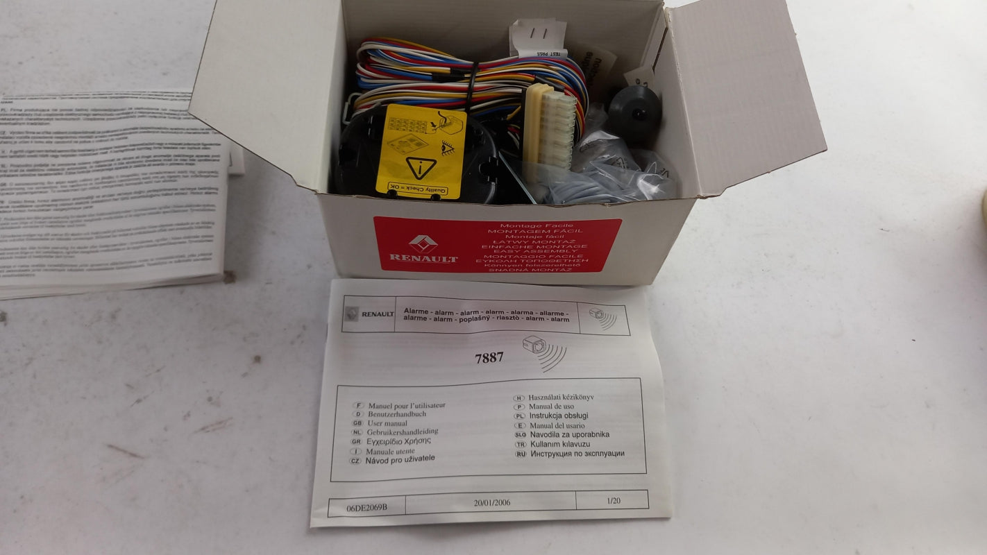 Original RENAULT Clio III Alarmanlage 7711423718