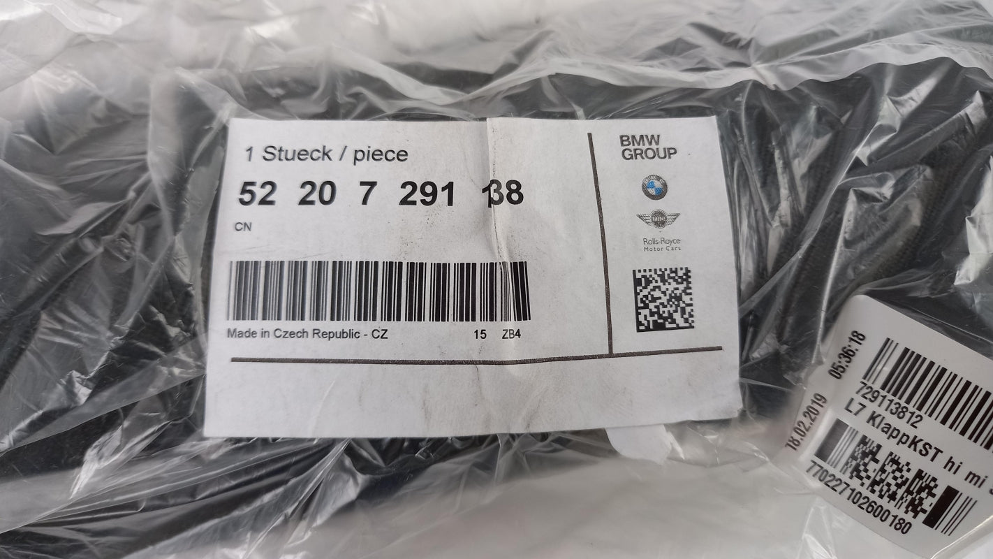 Original BMW F20 F21 F30 F31 F34 Kopfstütze Stoff anthrazit mitten 52207291138