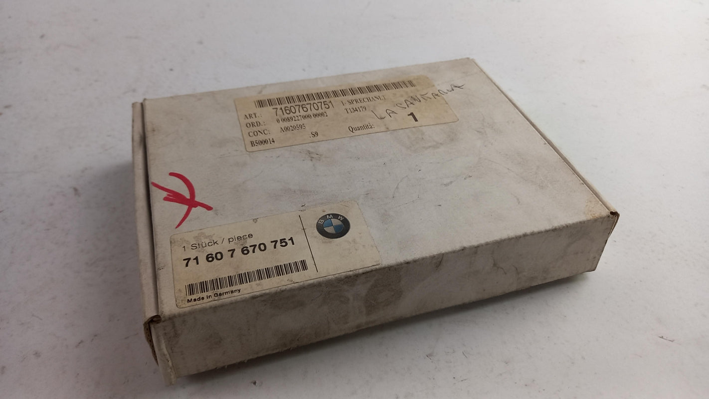 Original BMW Intercom Gegensprechanlage Mono 5-pol 71607670751
