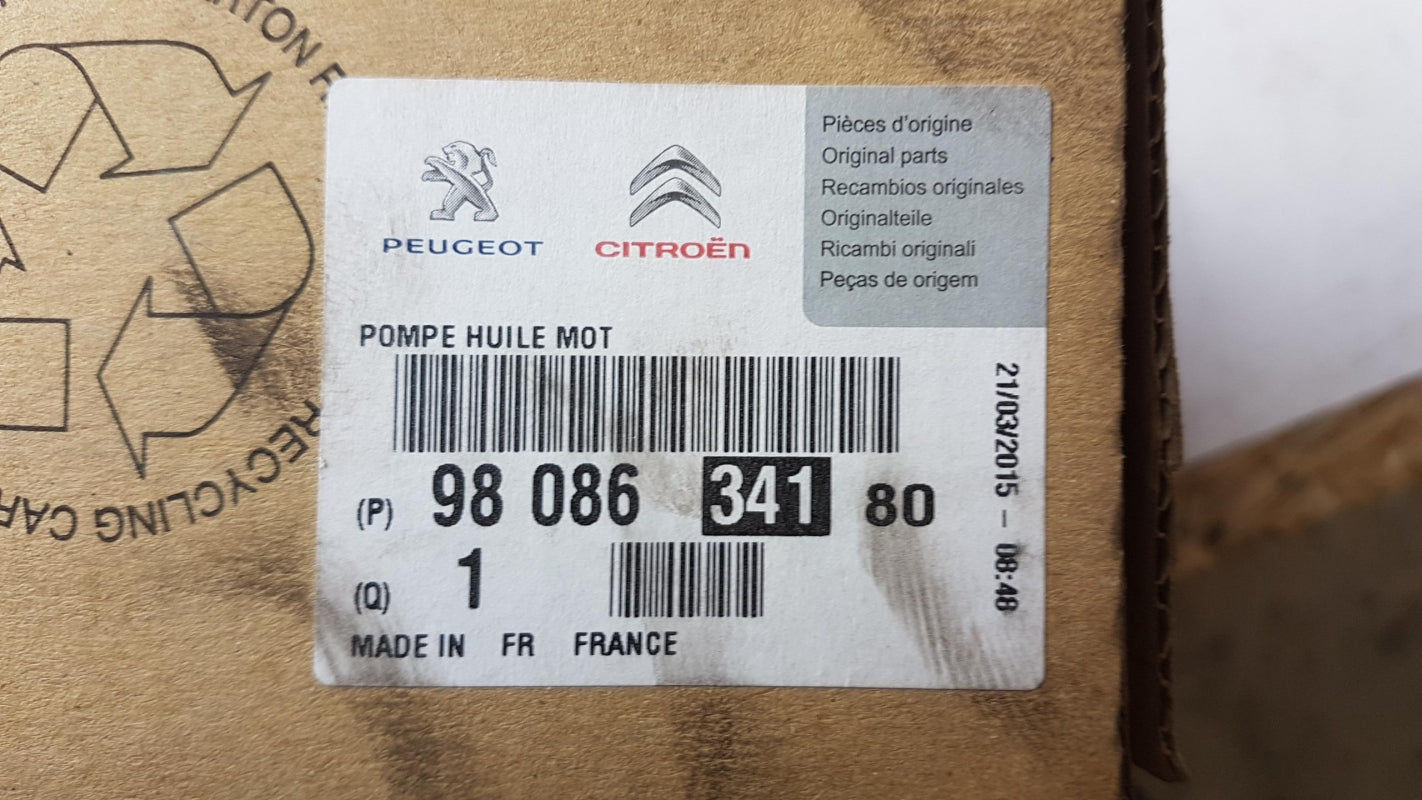 Original PEUGEOT Boxer CITROEN Jumper Ölpumpe 2.2 HDi 9808634180