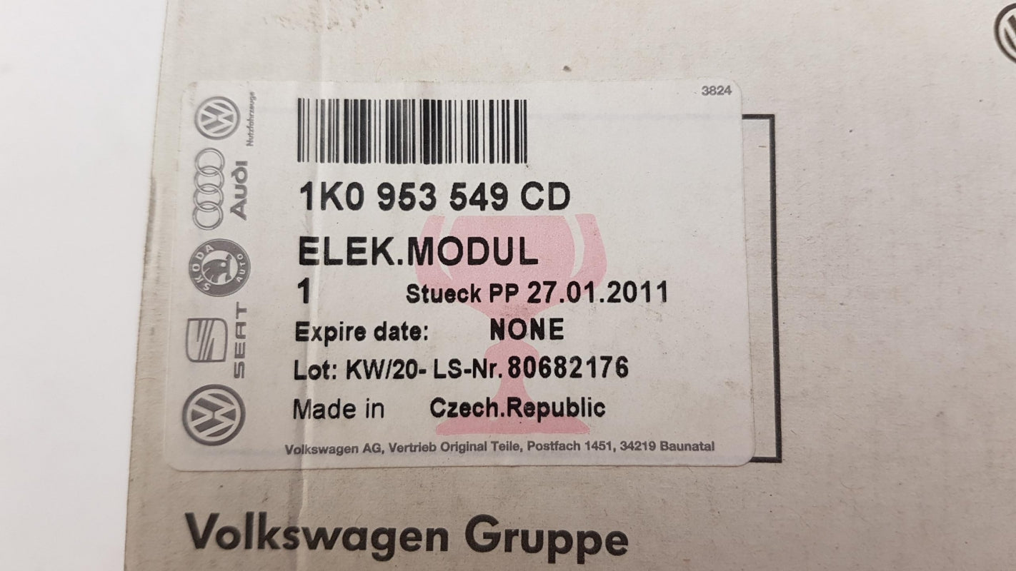 Original VW Caddy Eos Golf Tiguan Lenkstockschalter Steuergerät 1K0953549CD