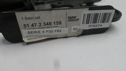 Original BMW 4er F32 F82 M4 Coupe Fussmatten Allwetter 2-St hinten 51472348158