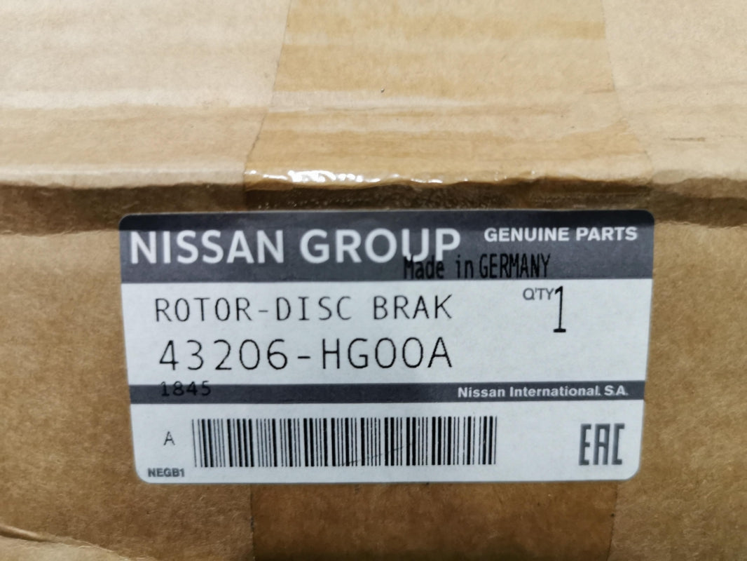 Original NISSAN Infinity Q30 QX30 Bremsscheibe (1 Stück) 43206HG00A