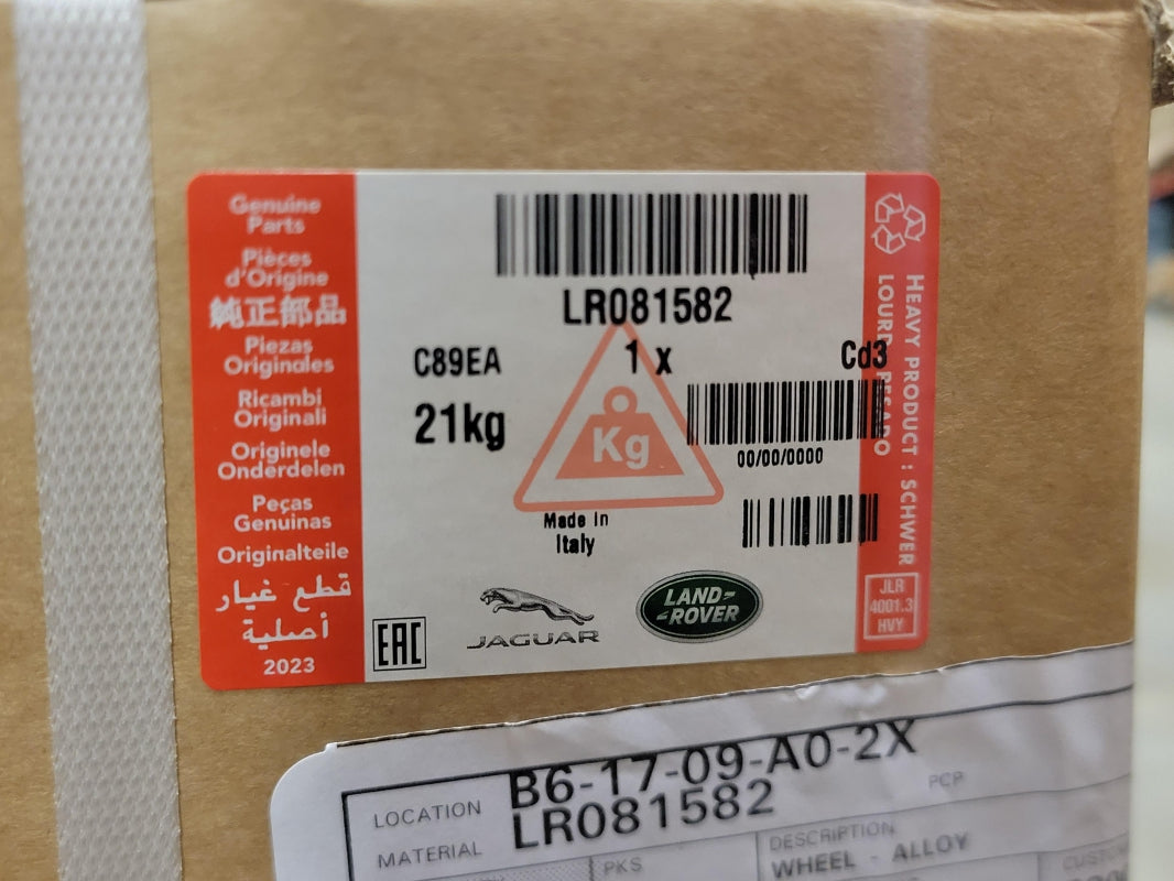 Original LAND ROVER Discovery 5 (2017-2020) 9.5J 21 Zoll Felge LR081582