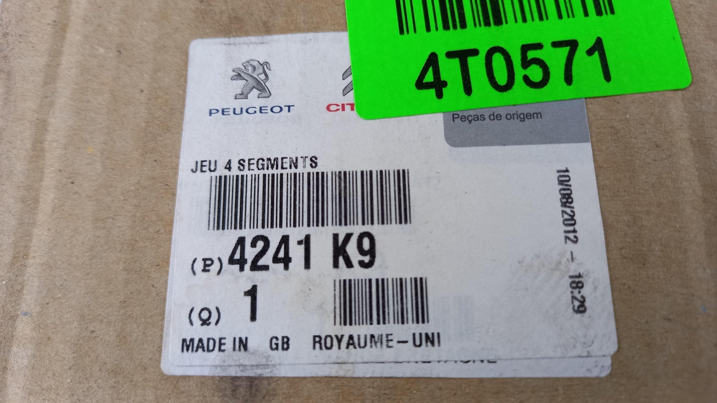Original OE Peugeot Feststellbremse Bremsbackensatz 4241K9
